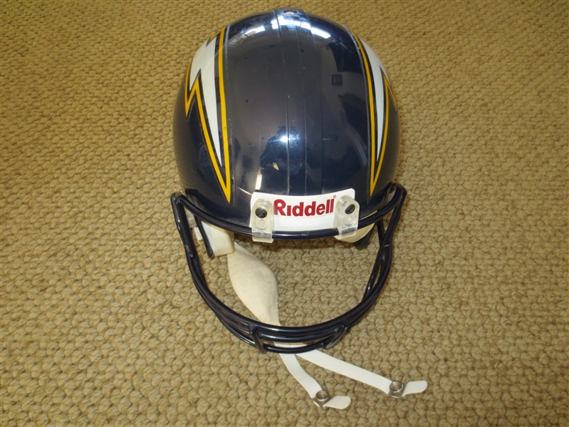 San Diego Chargers Professional Model Riddell Football Helmet size Large 7 1/4- 7 3/4