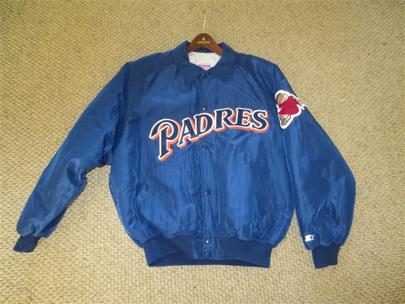 San Diego Padres Diamond Collection by Starter Jacket size large with patch