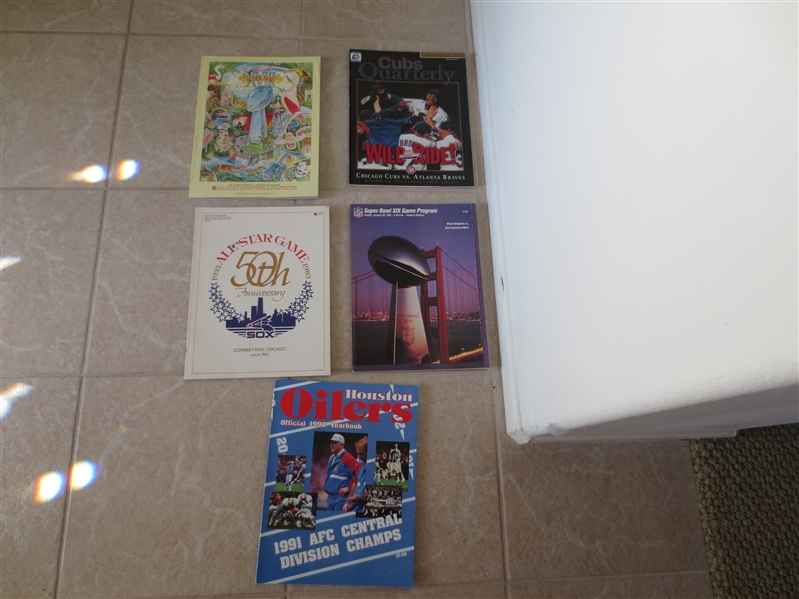 Assorted programs & publications: Super Bowl, All Star Game, plus more