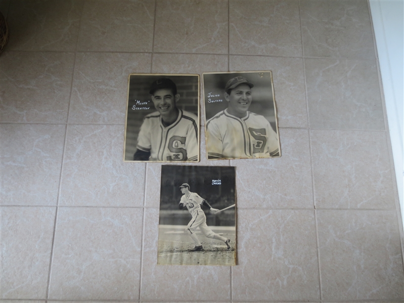 (5) 1930's-40's George Burke Photos 14 x 11 White Sox & Browns