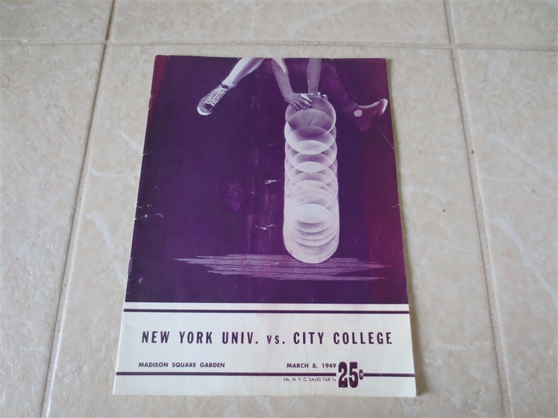 1949 NYU vs. City College basketball program  FIXED GAME?