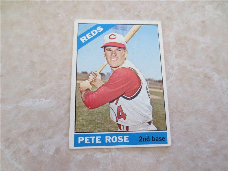 1966 Topps Pete Rose #30 baseball card 