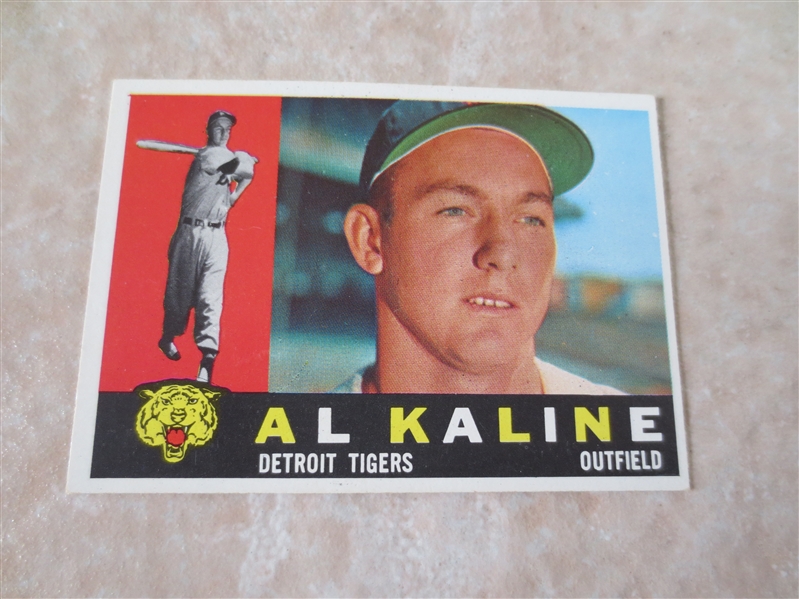 1960 Topps Al Kaline baseball card #50 in beautiful condition  HOFer