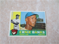 1960 Topps Ernie Banks baseball card #10  A beauty!