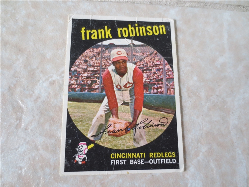 1959 Topps Frank Robinson baseball card #435