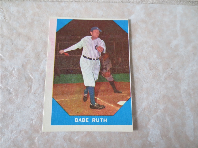 1960 Fleer Baseball Greats Babe Ruth baseball card #3