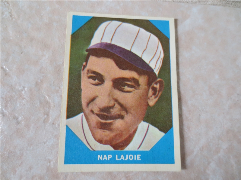 1960 Fleer Baseball Greats Nap Lajoie baseball card #1