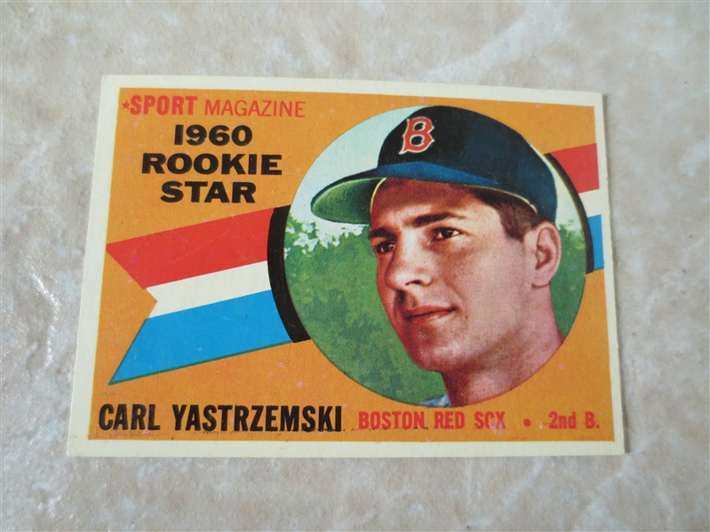 1960 Topps Carl Yastrzemski Rookie baseball card #148 A beauty!