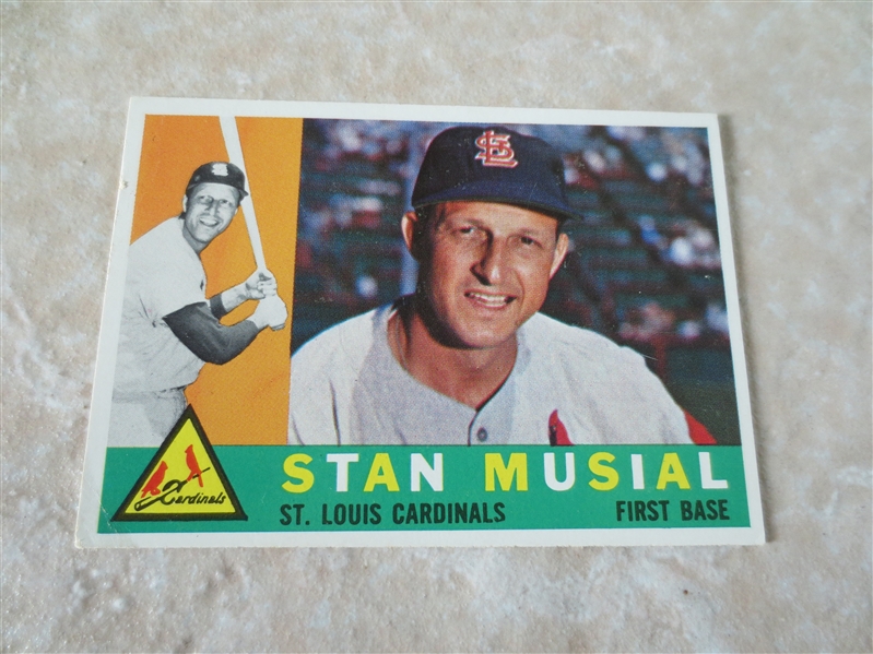 1960 Topps Stan Musial baseball card #250  Hall of Famer