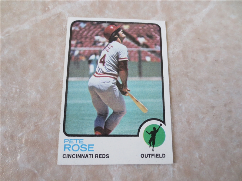 1973 Topps Pete Rose baseball card #130 in very nice condition
