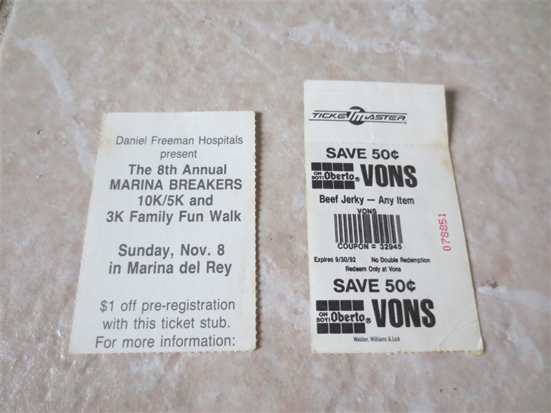 (2) 1992 Los Angeles Kings Home Hockey tickets vs. Calgary Flames