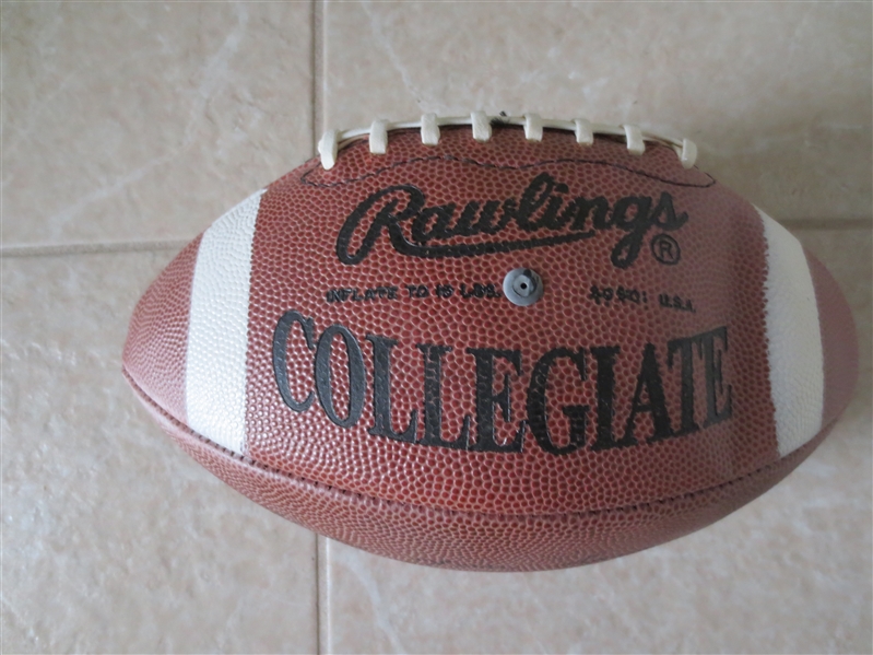 Autographed Lou Holtz Notre Dame Rawlings Collegiate Football