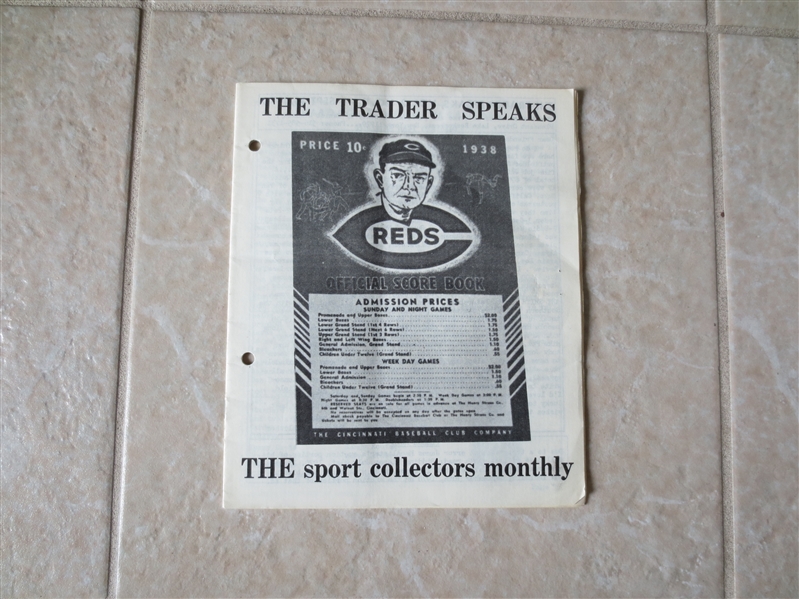 September 1970 The Trader Speaks hobby publication  Very early!  Tough to find.