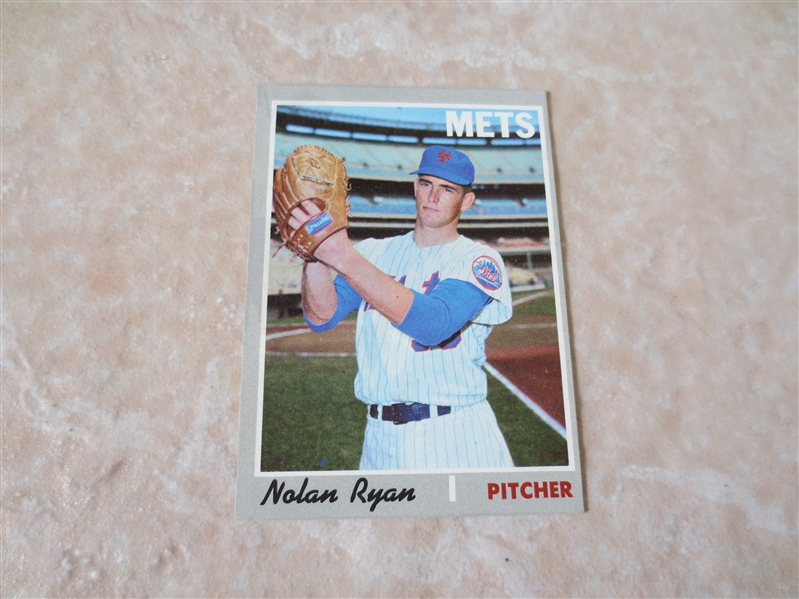 1970 Topps Nolan Ryan baseball card #712 in very nice condition
