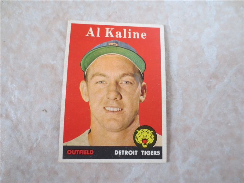 1958 Topps Al Kaline baseball card #70 in very nice condition