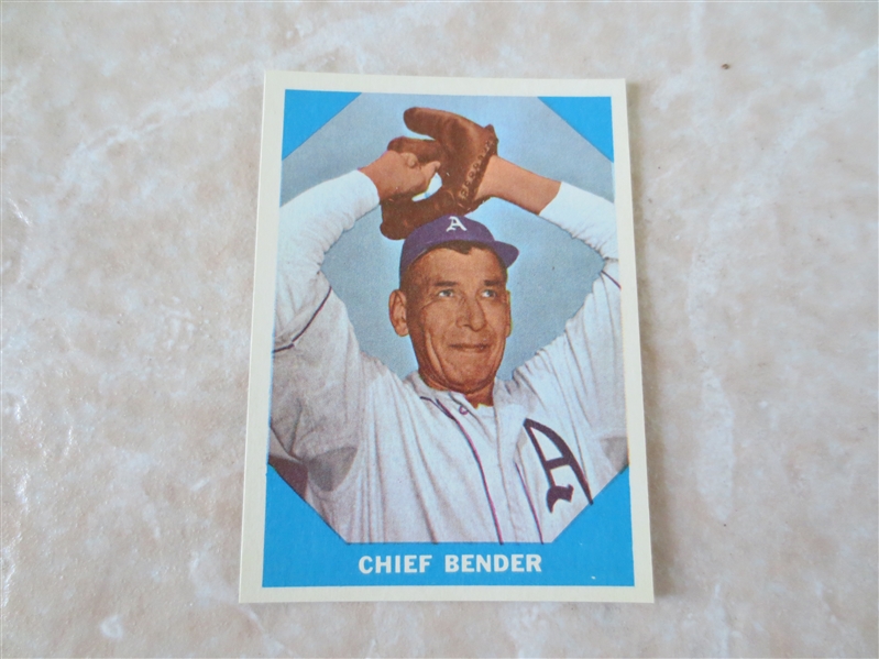 1960 Fleer Greats Chief Bender baseball card #7  Send to PSA?