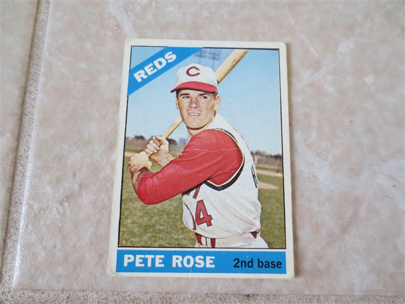 1966 Topps Pete Rose baseball card #30 in affordable condition