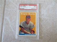 1958 Topps Roger Maris rookie PSA 5 ex baseball card #47