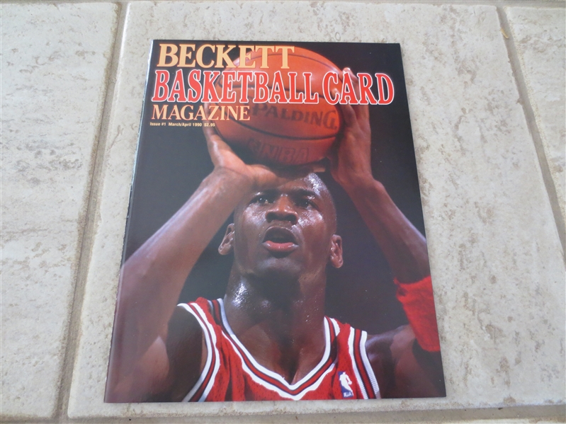 #1 Beckett Basketball Card Magazine Michael Jordan cover beautiful shape
