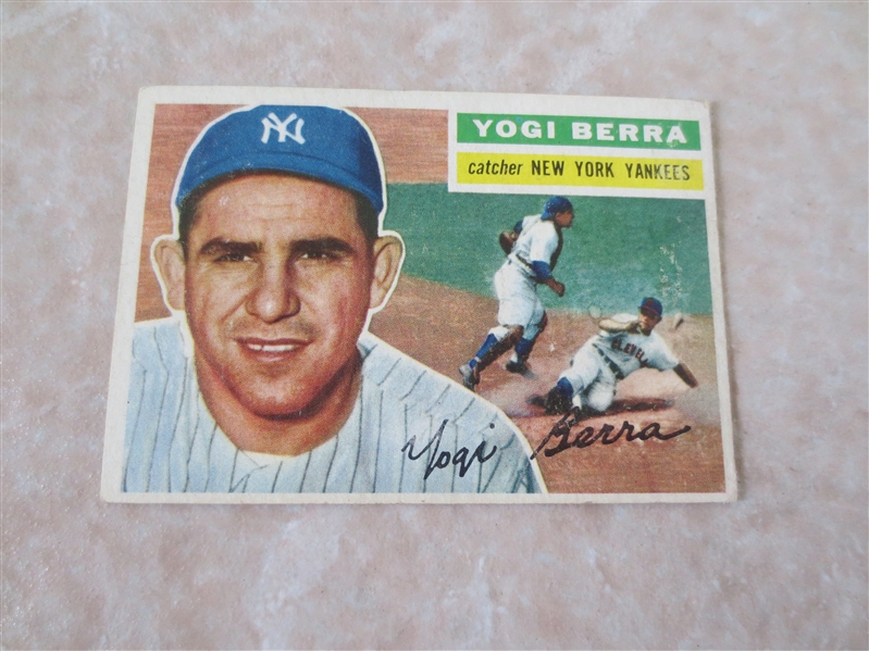 1956 Topps Yogi Berra baseball card #110
