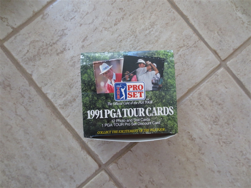 (15) 1991 Pro Set PGA Tour Gold packs and cards with Jack Nicklaus