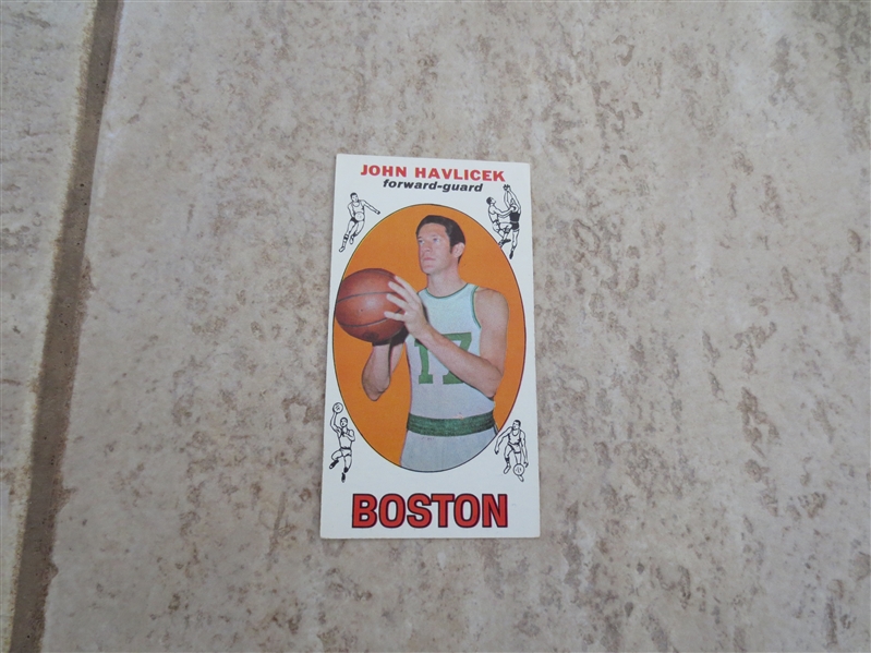 1969-70 Topps John Havlicek rookie basketball card in very nice condition