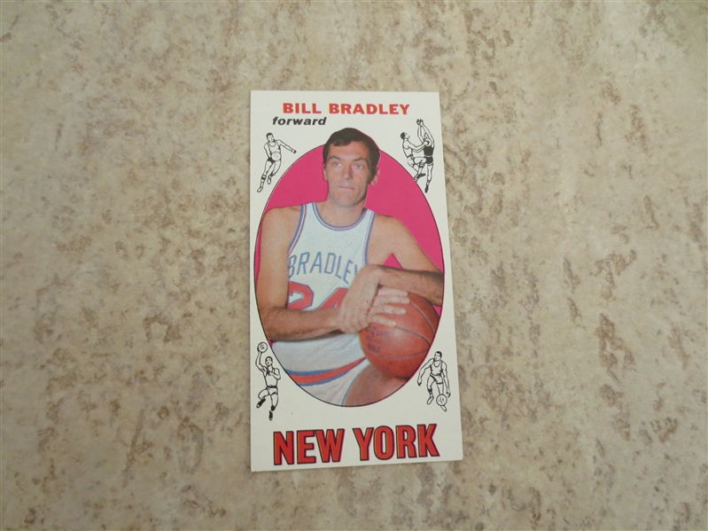 1969-70 Topps Bill Bradley rookie basketball card in beautiful condition #43