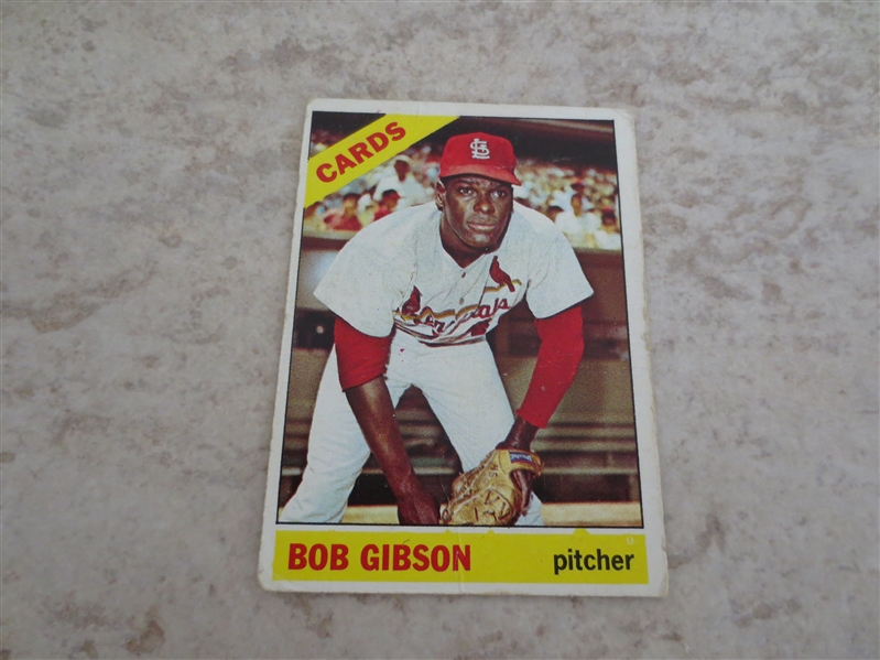 1966 Topps Bob Gibson #320 in very affordable condition