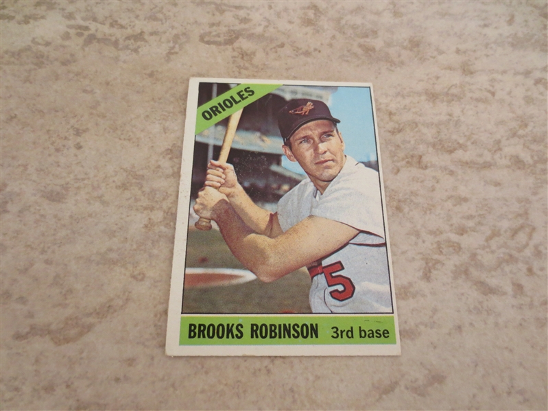 1966 Topps Brooks Robinson #390 baseball card in affordable condition