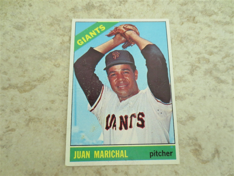 1966 Topps Juan Marichal baseball card #420 in nice condition