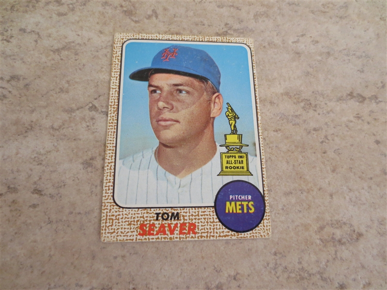 1968 Topps Tom Seaver baseball card #45 in affordable condition