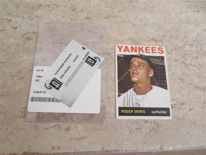 1964 Topps Roger Maris GAI 4 vg-ex baseball card #225 in very affordable condition!