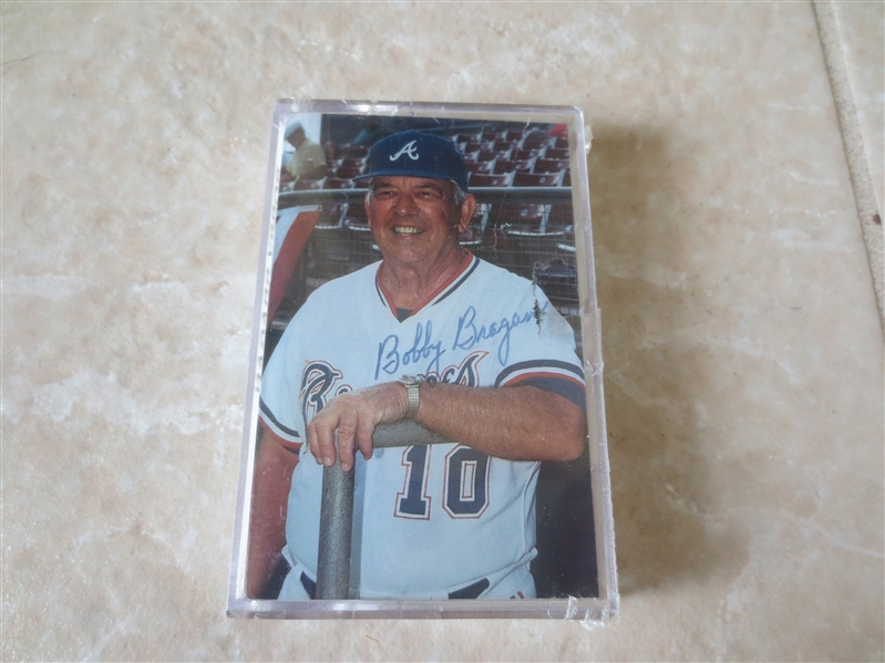 Autographed Bobby Bragan cassette tape Hollywood Stars PCL & Atlanta Braves manager