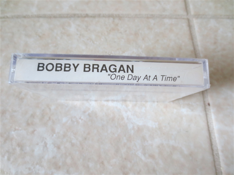 Autographed Bobby Bragan cassette tape Hollywood Stars PCL & Atlanta Braves manager
