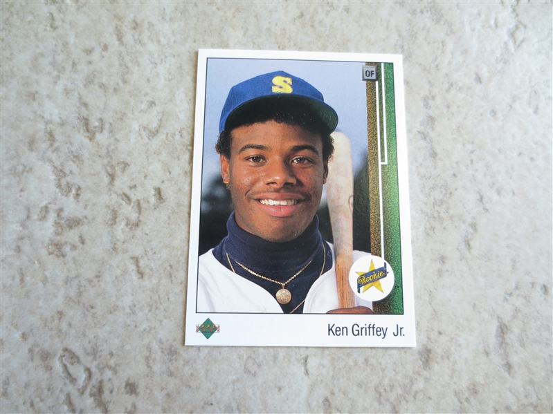 1989 Upper Deck Ken Griffey Jr. rookie baseball card in beautiful condition!  Send to PSA?