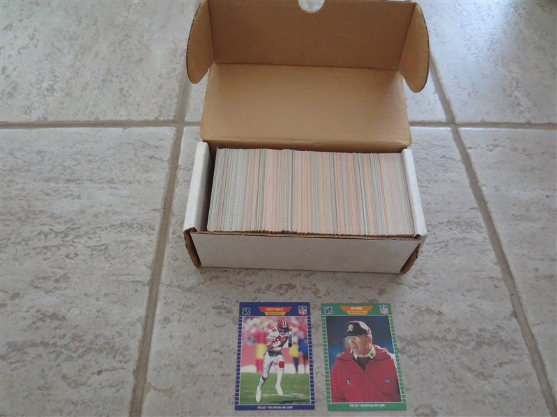1989 Pro Football Card Complete Set #1-440