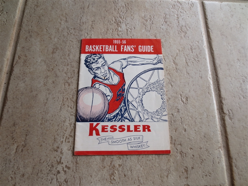 1955-56 Kessler Basketball Fans' Guide  RARE