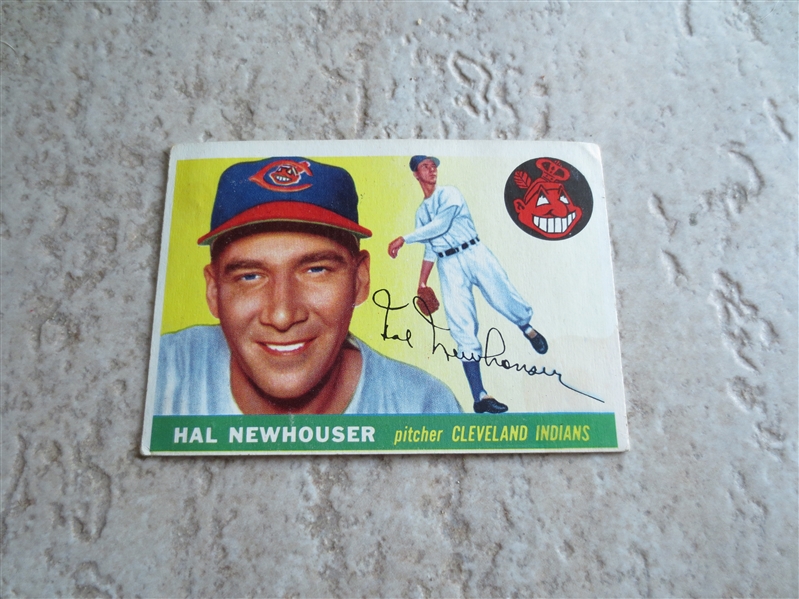 1955 Topps Hal Newhouser baseball card #24 in affordable condition  HOFer