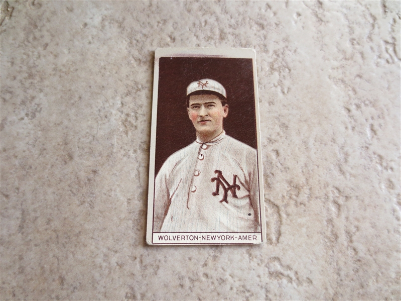 1912 T207 Harry Wolverton baseball card Factory 240