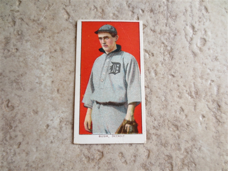1909-11 T206 Donie Bush baseball card with Sovereign 350 subjects Factory 25 back in nice condition