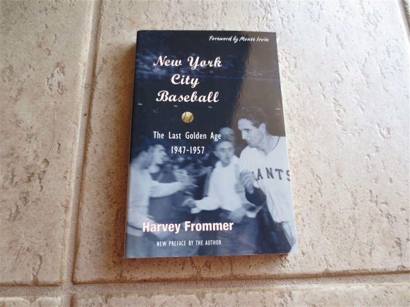 2004 New York City Baseball The Last Golden Age 1947-57 softcover book by Frommer