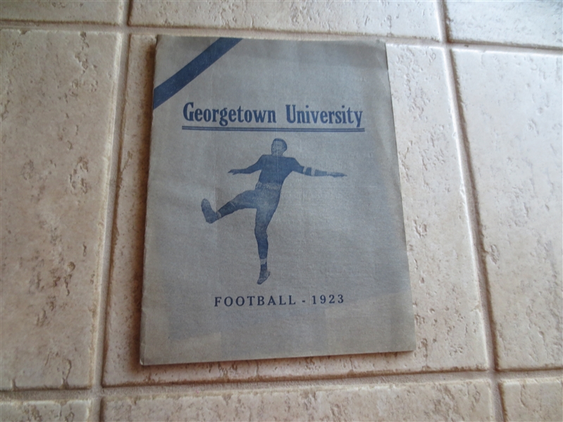 1923 Georgetown University Football Yearbook in very nice condition!