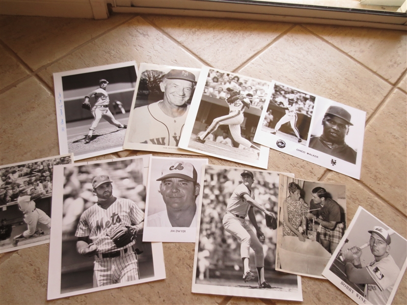 (64) Assorted baseball photos 