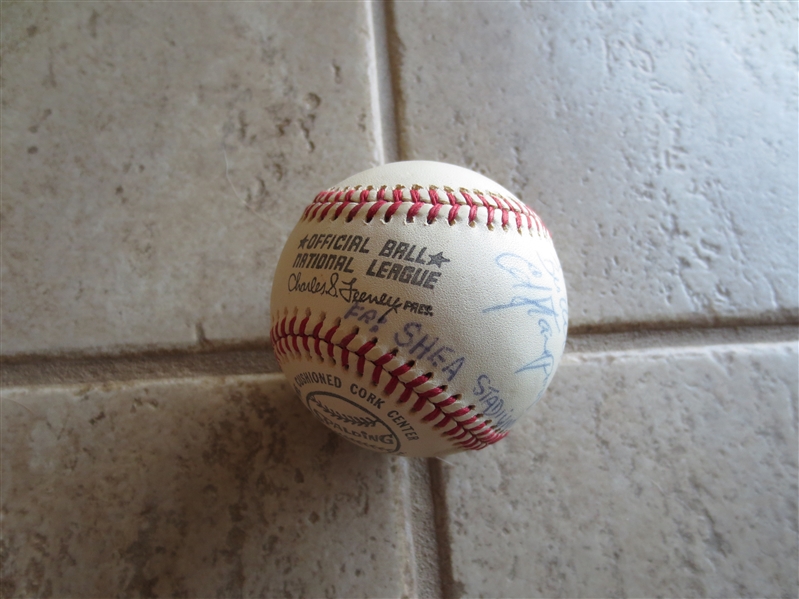 Autographed Ed Kranepool Official National League baseball