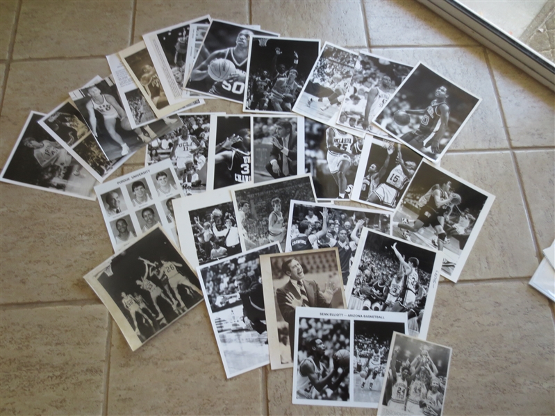 (50) different College Basketball Press photos with many future pros