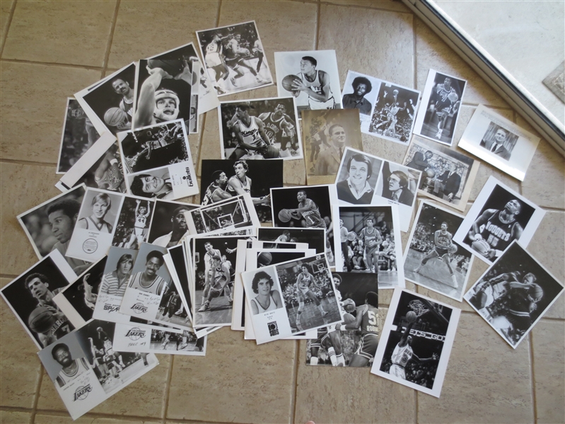 (52) different NBA Basketball Press Photos many from Sporting News Archives