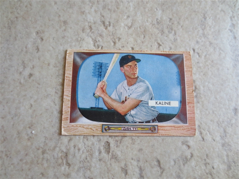 1955 Bowman Al Kaline #23 baseball card in affordable condition
