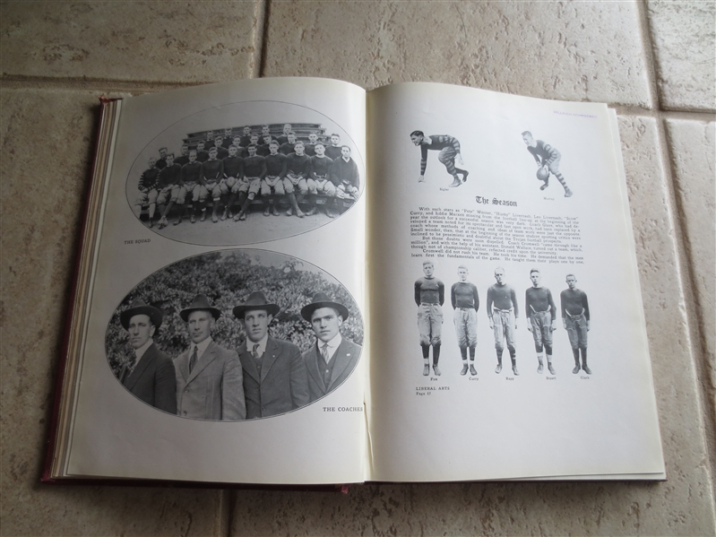 1918 USC School Yearbook with football player pictures and game by game analysis.  Neat!