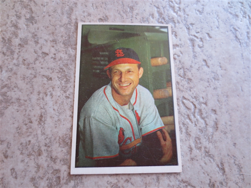 1953 Bowman Color Stan Musial baseball card #32 in nice condition