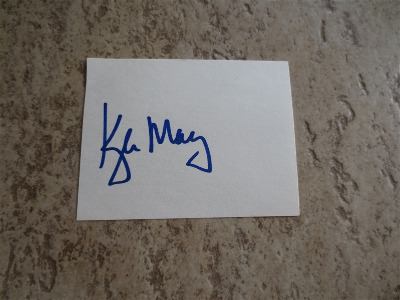 Autographed Kyle Macy blank card Phoenix Suns University of Kentucky